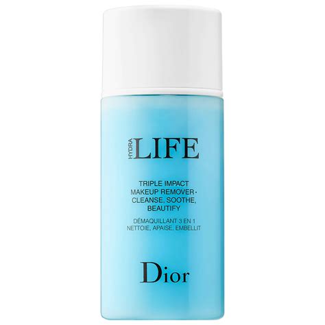 dior hydra life triple impact makeup remover|dior hydra cream review.